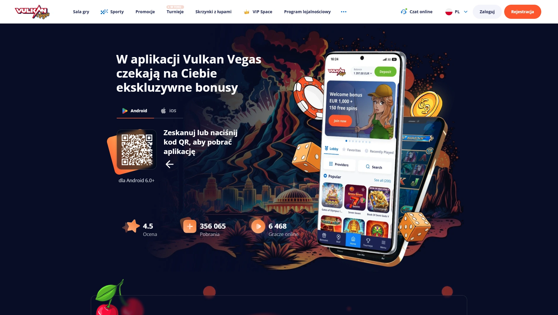 Graj mobilnie z Vulkan Vegas – rozrywka zawsze pod ręką!